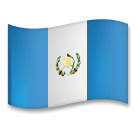 Флаг Гватемалы Эмодзи на телефонах LG