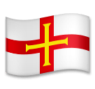 Flagge von Guernsey Emoji LG