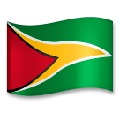 Drapeau du Guyana Émoji LG