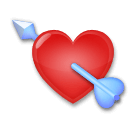 Heart With Arrow Emoji on LG Phones