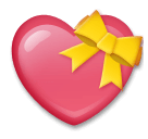 💝 Corazon con lazo Emoji en LG