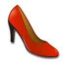 High-heeled Shoe Emoji on LG Phones