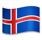 Bandeira da Islândia Emoji LG