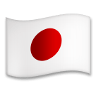 Flagge von Japan on LG