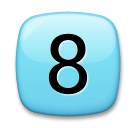 8️⃣ Keycap: 8 Emoji on LG Phones