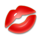 Marca de beijo Emoji LG