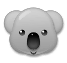 🐨 Cara de koala Emoji en LG
