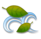 Blätter im Wind Emoji LG
