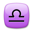 Waage (Sternzeichen) Emoji LG
