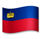 Bandera de Liechtenstein Emoji LG