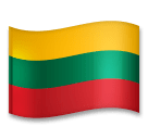 Флаг Литвы Эмодзи на телефонах LG