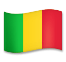 Flagge von Mali Emoji LG