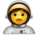 👨‍🚀 Astronauta uomo Emoji su LG