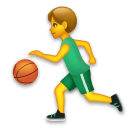 ⛹️‍♂️ Homem jogando basquete Emoji nos LG