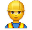 👷‍♂️ Trabajador de la construccion Emoji en LG