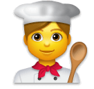 👨‍🍳 Chef uomo Emoji su LG