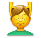 💆‍♂️ Homem a receber uma massagem na cabeça Emoji nos LG