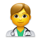 👨‍⚕️ ️Man Health Worker Emoji on LG Phones