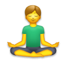 🧘‍♂️ Mann im Lotussitz Emoji auf LG