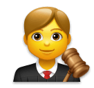 👨‍⚖️ ️Man Judge Emoji on LG Phones