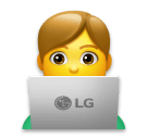 👨‍💻 Profesional De La Tecnología Hombre Emoji en LG