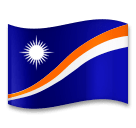 Bandiera delle Isole Marshall Emoji LG