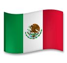 Bandeira do México Emoji LG