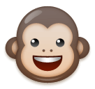 🐵 Cara de macaco Emoji nos LG
