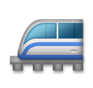 Monorail Emoji on LG Phones