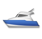 Моторная лодка Эмодзи на телефонах LG