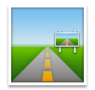 🛣️ Motorway Emoji on LG Phones