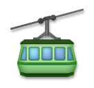 Mountain Cableway Emoji on LG Phones