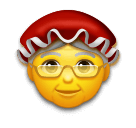 🤶 Weihnachtsfrau Emoji auf LG