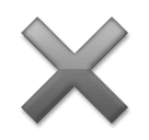 Simbolo della moltiplicazione Emoji LG