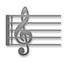 Musical Score Emoji on LG Phones