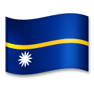 Bandiera di Nauru Emoji LG