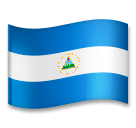 Flagge von Nicaragua on LG