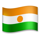 Bandeira do Níger Emoji LG