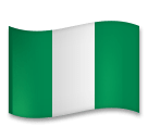 Флаг Нигерии Эмодзи на телефонах LG
