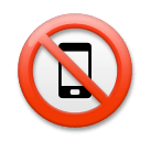 📵 No Mobile Phones Emoji on LG Phones