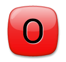 O Button (Blood Type) Emoji on LG Phones