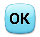 🆗 Знак «окей» на английском Эмодзи на телефонах LG