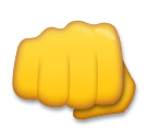 Oncoming Fist Emoji on LG Phones