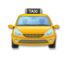 Heranfahrendes Taxi Emoji LG