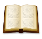 Geöffnetes Buch Emoji LG