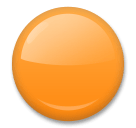 🟠 Cerchio arancione Emoji su LG