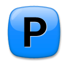🅿️ Símbolo de aparcamiento Emoji en LG