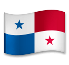 Flagge von Panama Emoji LG