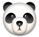 Cara de oso panda Emoji LG
