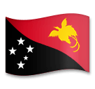 Drapeau de la Papouasie-Nouvelle-Guinée Émoji LG